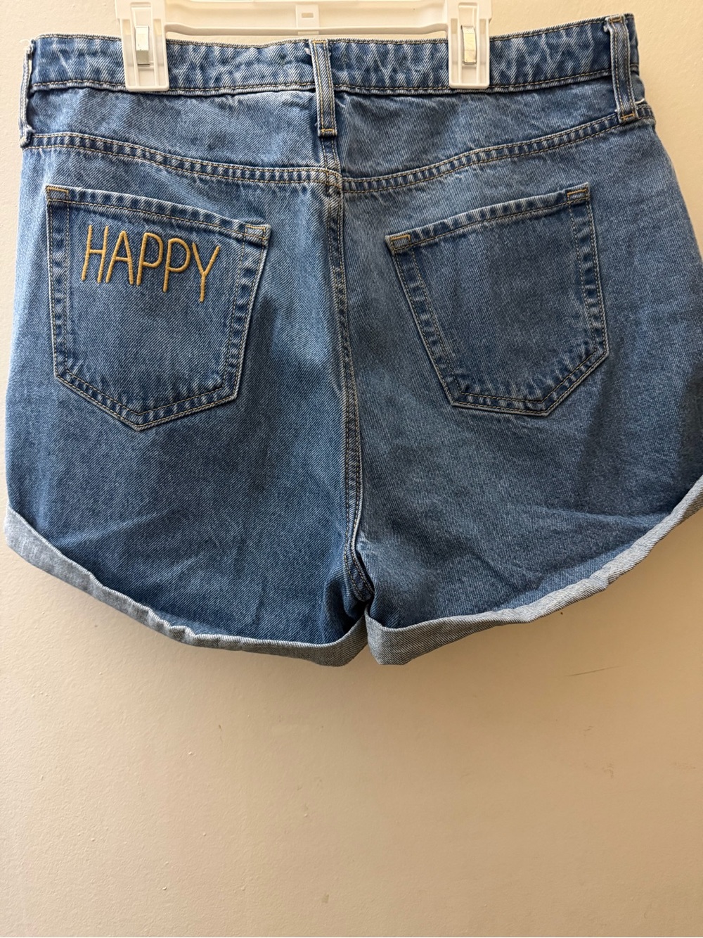 Wild Fable Highest Rise “HAPPY” Mom Shorts